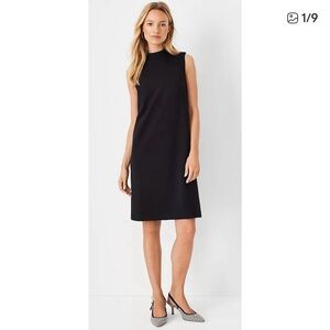 Ann Taylor Black Midi Dress